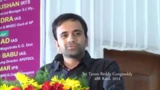 IAS Tarun Reddy Gangireddy  Best Inspiration Speec