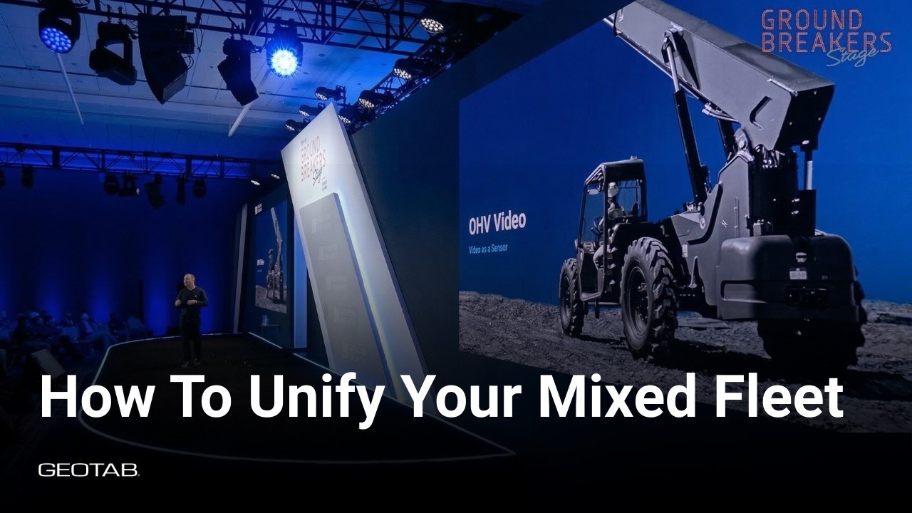 Managing Mixed Fleets in One Platform with Geotab | CONEXPO 2026