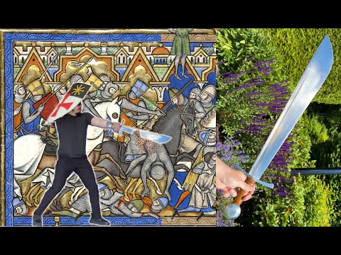 Most Devastating Sword of the Middle Ages! Cleaver Falchion by Tod Cutler Review (Elmslie Type F1a)