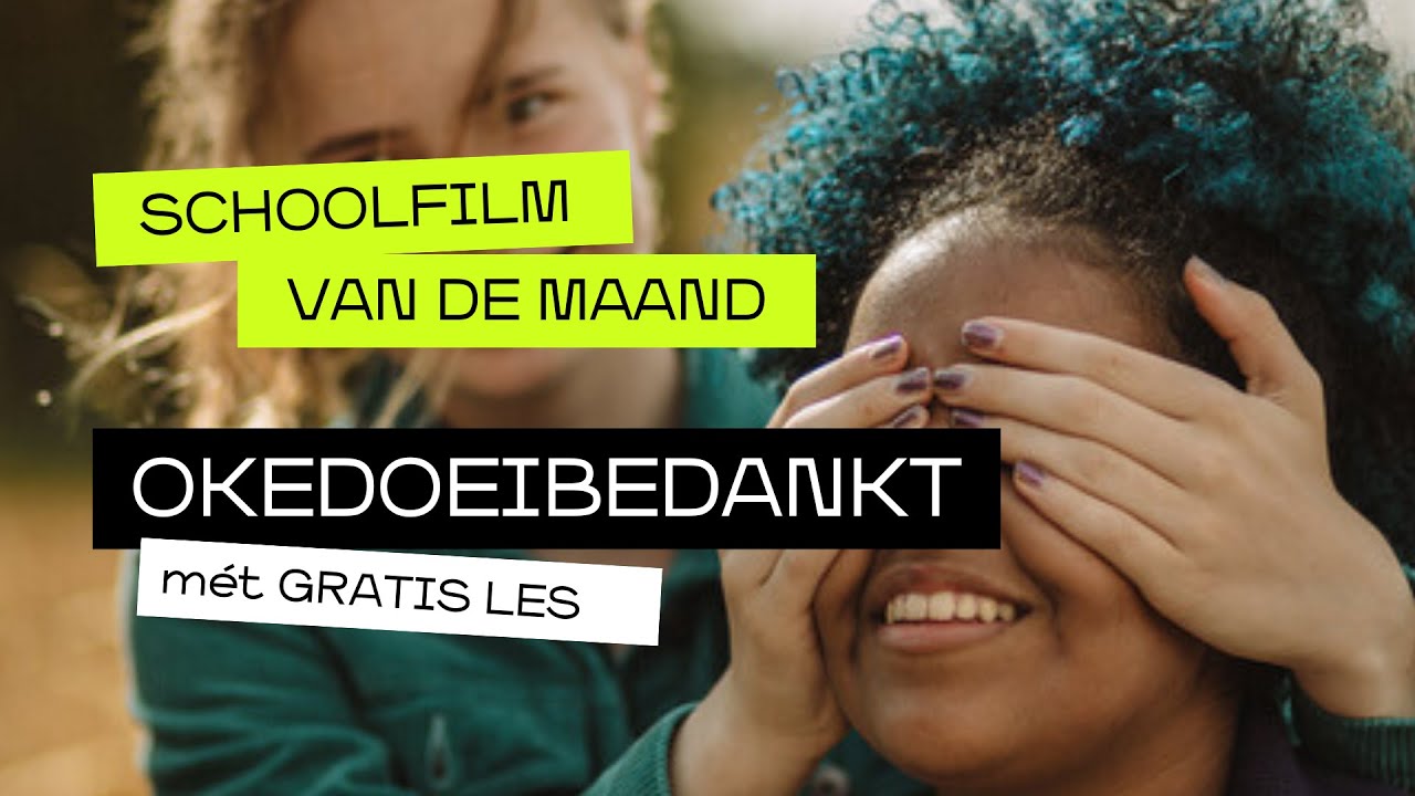 Hoofdrolspelers Okedoeibedankt nodigen leerlingen uit les gebarentaal te doen en film te kijken