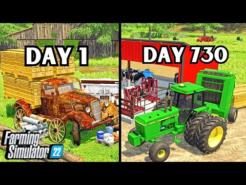 I Spent 2 Years Building An $2,000,000 Farm from $0 And A Truck? | Farming Simulator 22