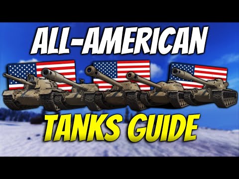 Full American Tech Tree! World of Tanks Console Guide