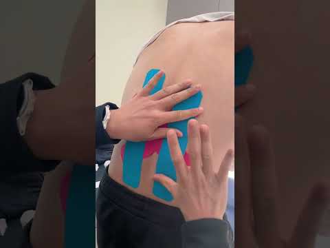 Aupcon Tape: Kinesiology tape for lower back | protect the lumbar spine and reduce injuries and pain