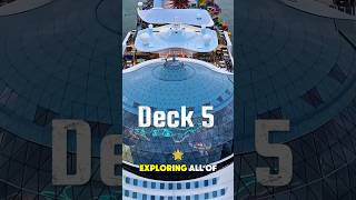 Step inside Deck 5 – the Royal Promenade on Icon of the Seas, the world’s largest cruise ship