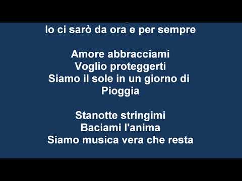 Il Volo Musica che resta testo