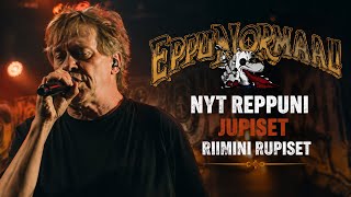 Eppu Normaali – Nyt Reppuni Jupiset, Riimini Rupiset. Yksi illan rakastetuimmista klassikoista