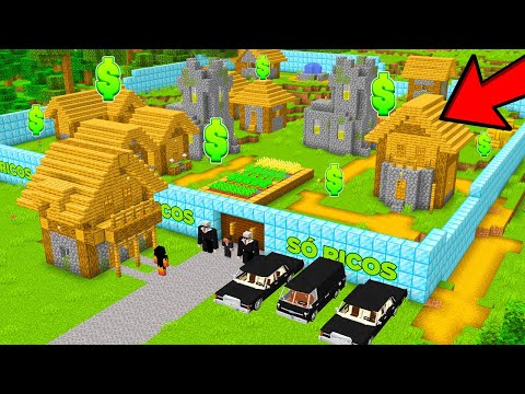 Los ALDEANOS RICOS DIVIDEN la Aldea en Rico y Pobre en Minecraft