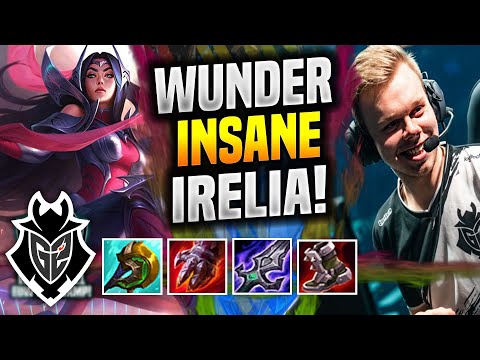 WUNDER IS INSANE WITH IRELIA! - G2 Wunder Plays Irelia TOP vs Trundle! Patch 11.19