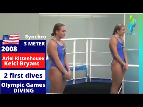 2008 Kelci Bryant & Ariel Rittenhouse USA Diving Womens 3 Meter Double Diving