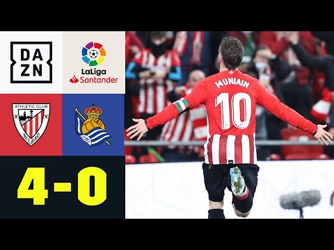 Muniain setzt Schlusspunkt bei Kantersieg gegen La Real: Bilbao - Real Sociedad 4:0 | LaLiga | DAZN