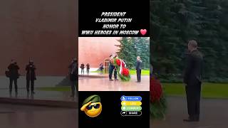 Download lagu When President Vladimir Putin Stood in Pouring Rain to Honor WWII Heroes in Moscow | #trending mp3