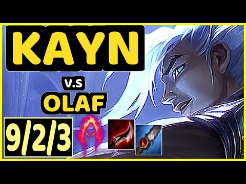 KEIO (KAYN) vs OLAF - 9/2/3 KDA JUNGLE CHALLENGER GAMEPLAY - BR