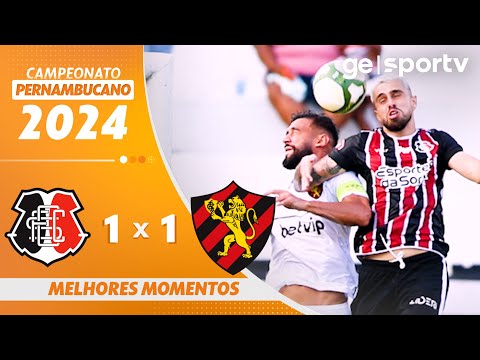 Gols e lances de Santa Cruz x Sport