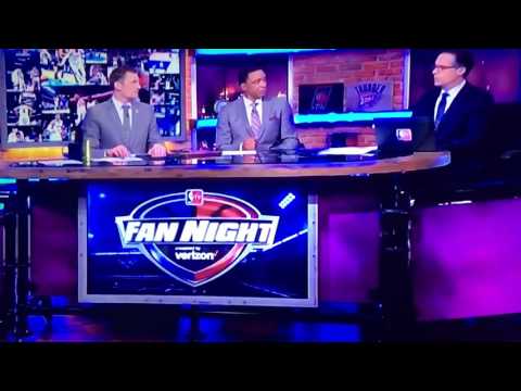 NBA TV host Brent Barry mentions Dragon Ball Z and Super Saiyan