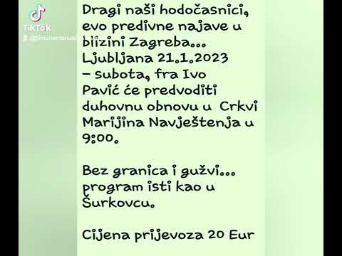 21.1.2023 Ljubljana - Duhovna obnova - fra Ivo Pavić