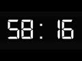 60 Sec Countdown 4k Resolution Classic 1 V 1 Simple Digital HD With Sound Effect