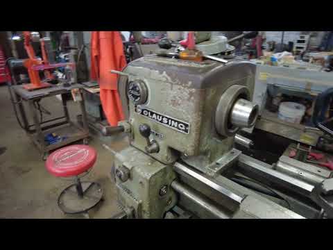 Rebuilding my Clausing Lathe, first run with the inverter and VFD