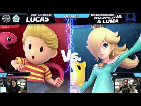 Gwinnett Brawl October 2019 - Aikota(Mii Gunner/Lucas) VS Neos(Rosaluma) - Winners Quarters
