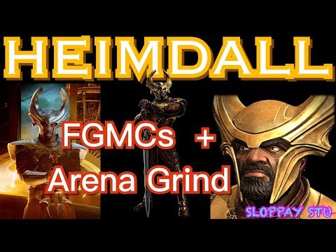 Heimdall 5 Star FGMC Opening, Arena Grind, Level Up and Gameplay - Marvel Contest of Champions