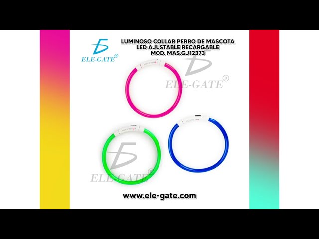 Vídeo relacionado con Joytale Collar Luminoso Perro, Collar para Mascotas LED Ajustables con Luz, Collares Recargable USB para Perros Pequeños, Medianos y Grandes, Morado