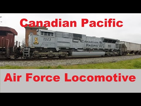 CP Air Force Locomotive at Veterans Museum