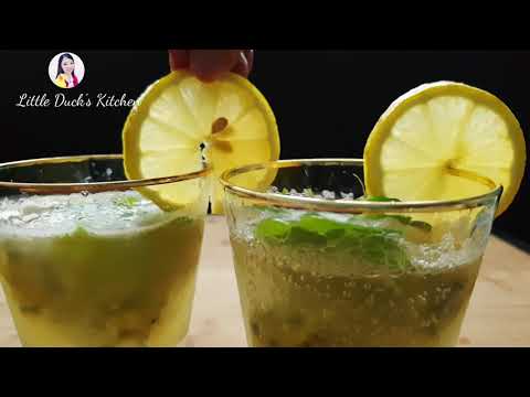 Cheers for 100k Suscribers ~ Refreshing Passion Fruit Mojito ❤ #littleduckkitchen
