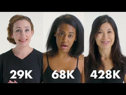 彼らが得た最も高価な美容治療で異なる給料の女性たち (Women of Different Salaries on the Most Expensive Beauty Treatment They've Gotten)