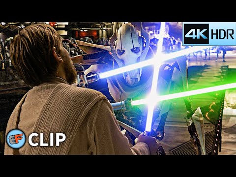 Obi-Wan vs General Grievous - "Hello There" | Star Wars Revenge of the Sith 2005 4K HDR Movie Clip