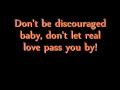 Pass You By ; Boyz II Men lyrics