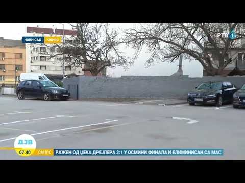 Нови паркинг код СНП-а („Добро јутро Војводино”, РТВ, 12. 3. 2026.)