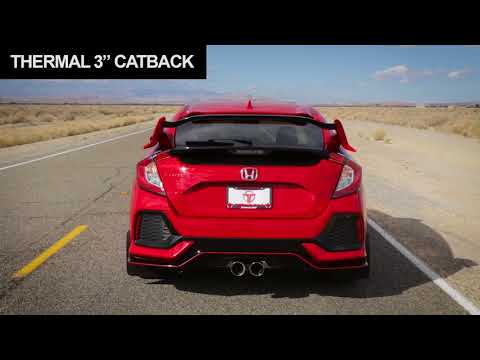drone free Civic Hatchback exhaust video