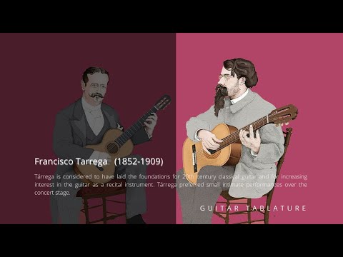 Guitar TAB - Francisco Tárrega : Danza Odalisca  | Tutorial Sheet Lesson #iMn