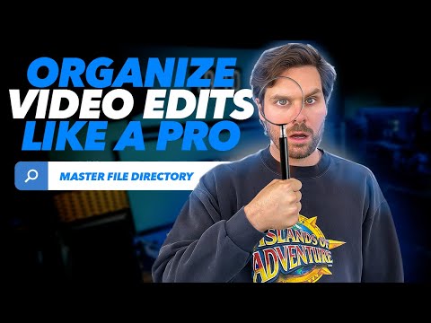 The SECRET to ORGANIZING Your VIDEO PROJECTS as a VIDEO EDITOR