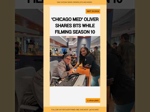 Chicago Med Oliver Platt Shares BTS While Filming Season 10 #chicagomed