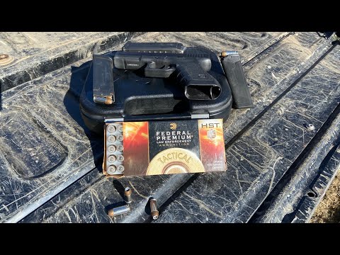 Shooting/Review Federal Premium Tactical 40 S\u0026W 180 Grain HST HP