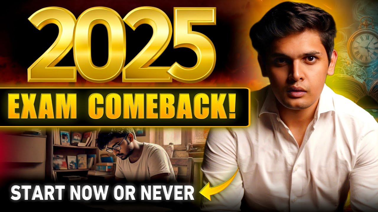 Biggest Exam Comeback in 2025🔥| Study Motivational Video | Prashant Kirad