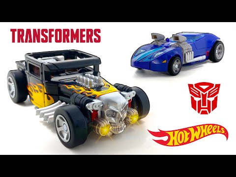 WOW! Transformers X Hot Wheels Deluxe Class TWIN MILL & BONE SHAKER Review! (2025)