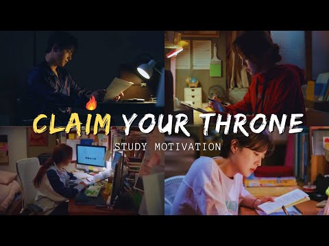 Rise up and claim your THRONE! K-drama Study Motivation for Exams 📚🔥