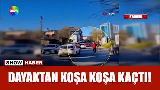 Motokurye kadın sürücüyle tartıştı