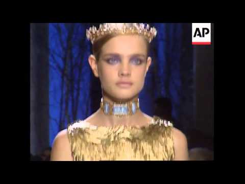 Pierre Balmain's Haute Couture Paris Show.