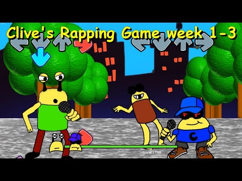 Clive's Rapping Game week 1-3 - Friday Night Funkin Mod