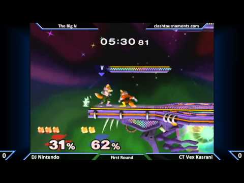 SSBM - DJ Nintendo vs CT Vex Kasrani - The Big N