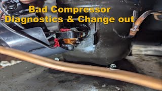 Beverage Air Display Fridge Not Cooling - R134A Compressor Overamping Diagnostic and Replacement