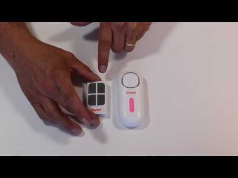 How to pair the Tiiwee Home Alarm A1 Unit to a Remote Control