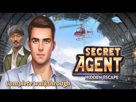 Secret Agent Hidden Escape Mysterious Complete Walkthrough by Supercharge mobile. #walkthrough