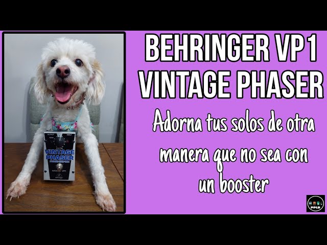 Vídeo relacionado con Behringer VP1 4033653051446 - Pedal de efecto phaser para guitarra, color plateado, VP1/B