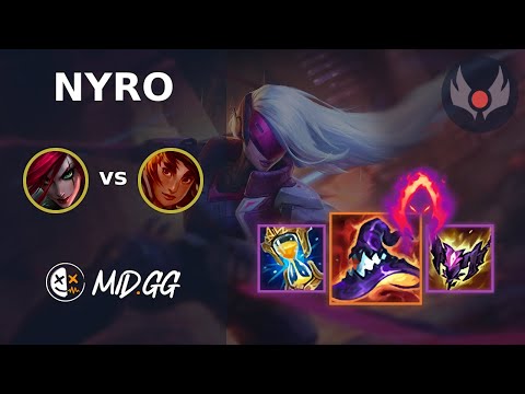 MID.GG: [ Nyro ] Katarina MID vs Taliyah | EUW GRANDMASTER | LOL Season 2025