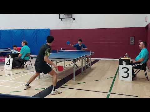 Zakria 1997 vs Lucas 1327 - DivA Quarterfinal - Circuit Quebecois Ping-Pong Depot #216