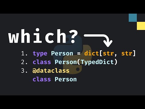 Python Dict Type