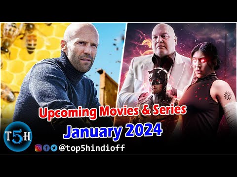 Top 5 Upcoming Hollywood Movies & Series in January 2024 | जनवरी 2024 में आने वाली फिल्में और सीरीज